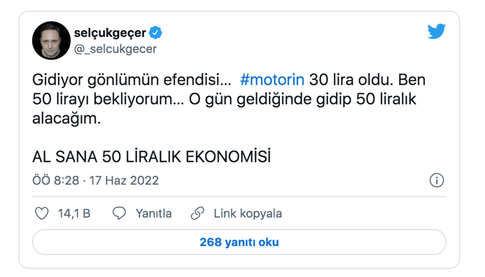 selcuk gecer den dikkat ceken dolar ve akaryakit analizi ne kadar olacak dedi